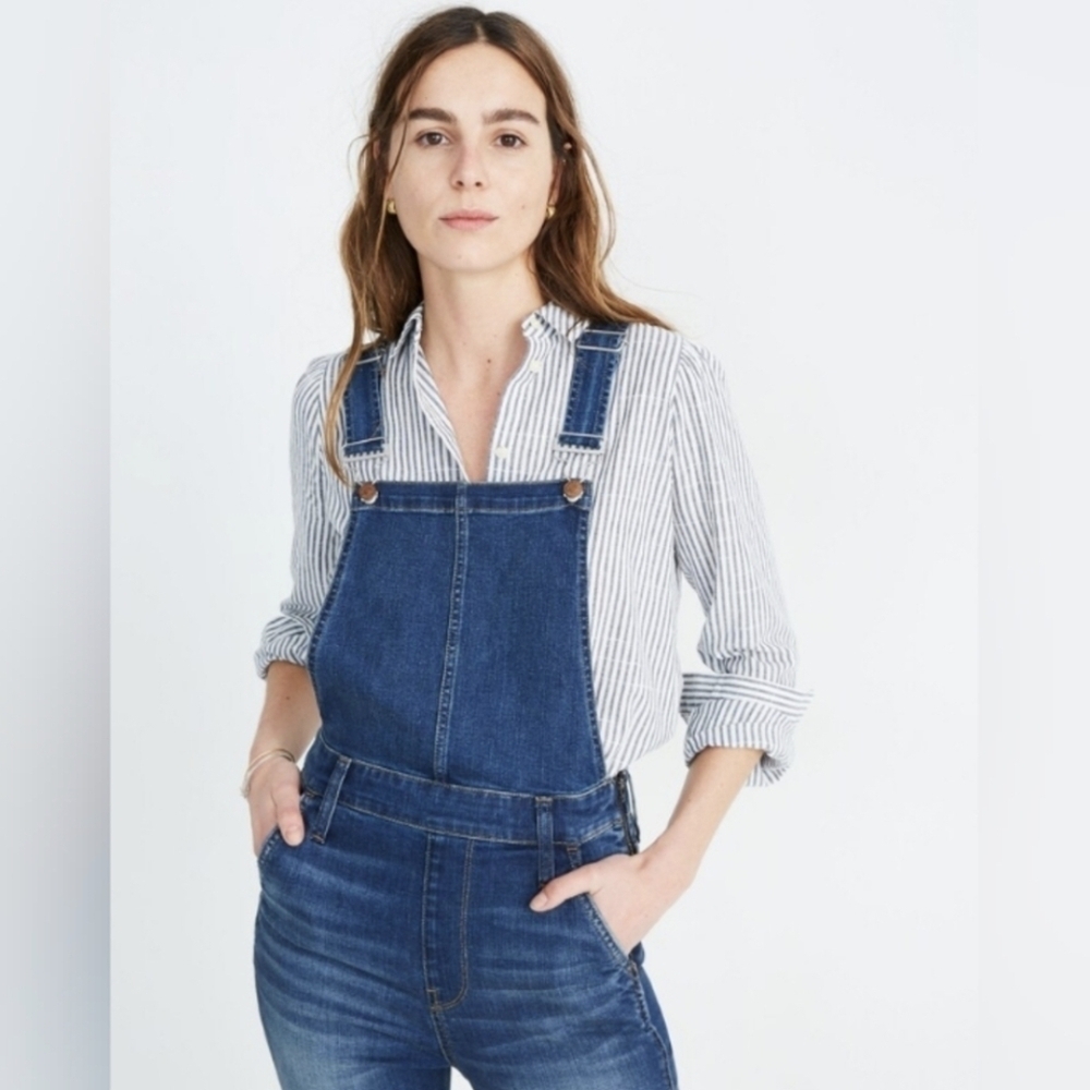 Madewell Roadster Blue Jean Overalls Size M - Picture 3 of 12
